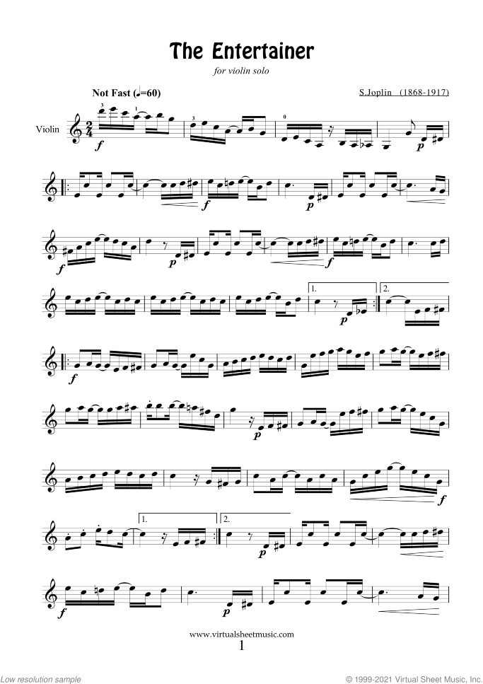 Scarborough Fair | Free Violin Sheet Music (Digital Print)