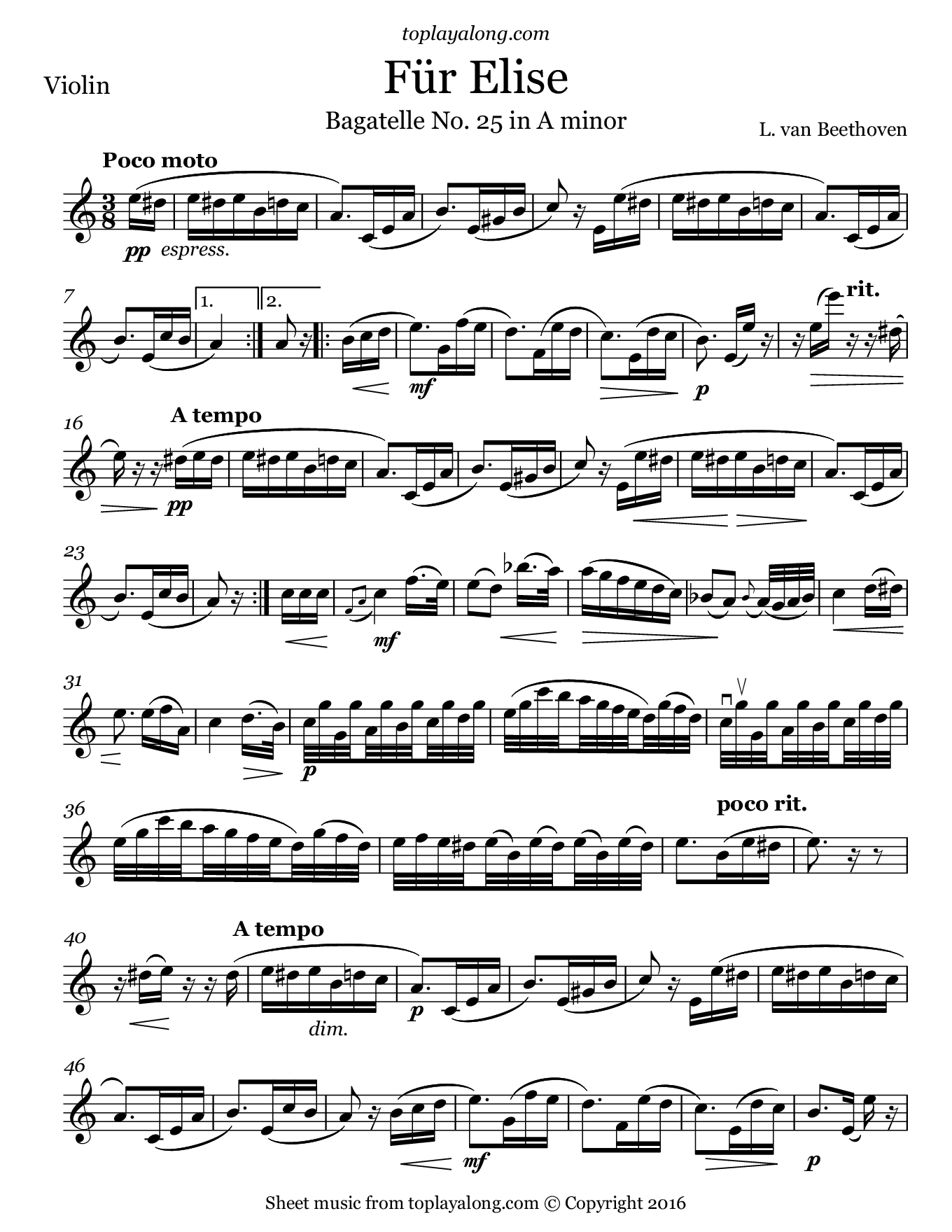 Easy Violin Sheet Music Printable Sheet Music Worksheets Library