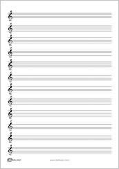 printable sheet of music
