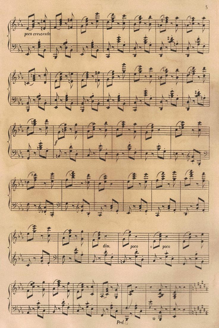 printable sheet of music