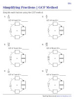 printable sheets on simplifying fractions