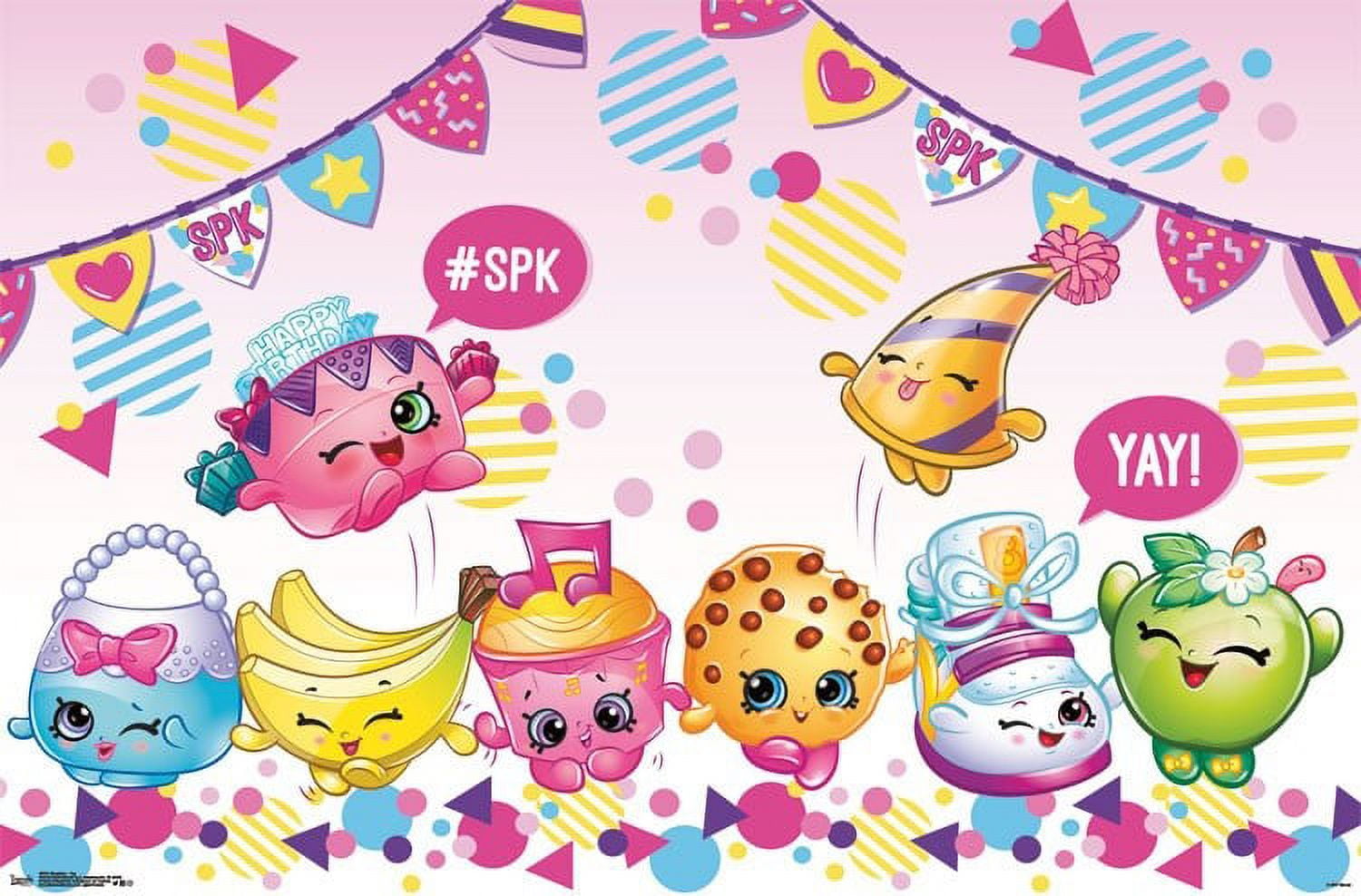 Shopkins Party Game Poster – Birthday Supplies Decorations Activity By Designware