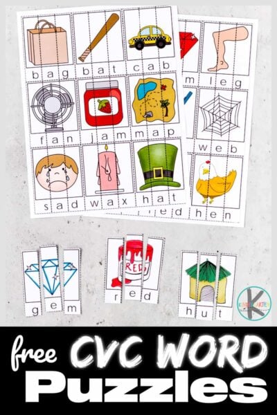 printable short vowel word games