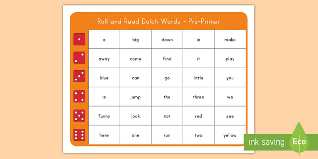 Printable Pre K Sight Words List - Twinkl USA (teacher made)