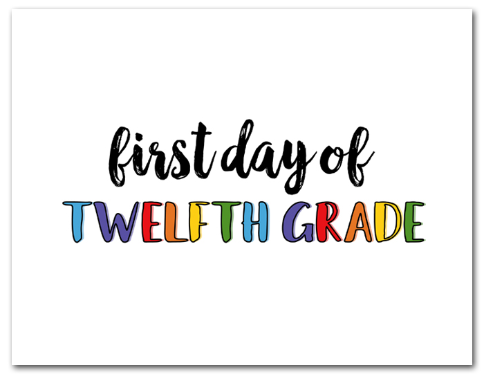 printable signs for back to school