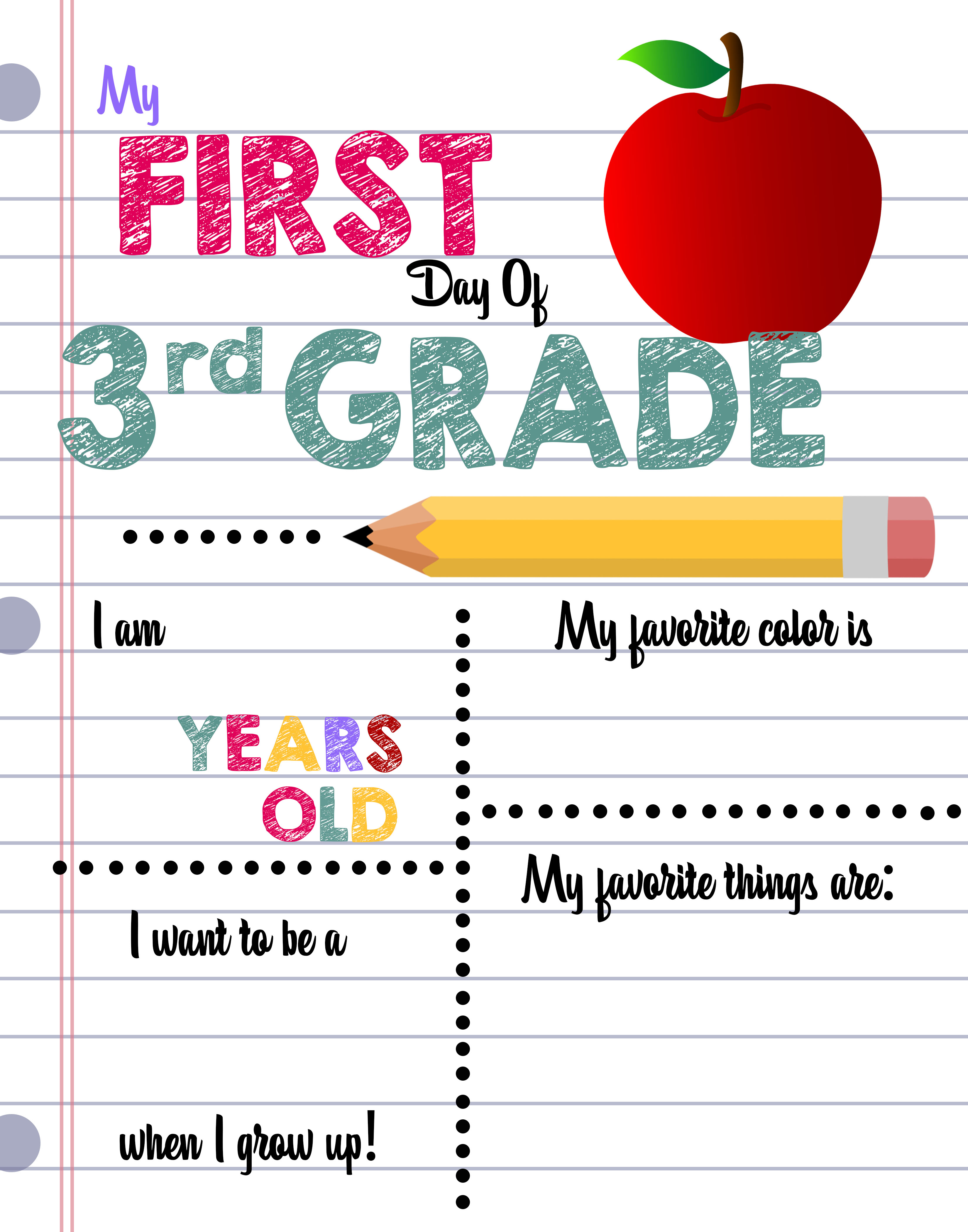 printable signs for back to school