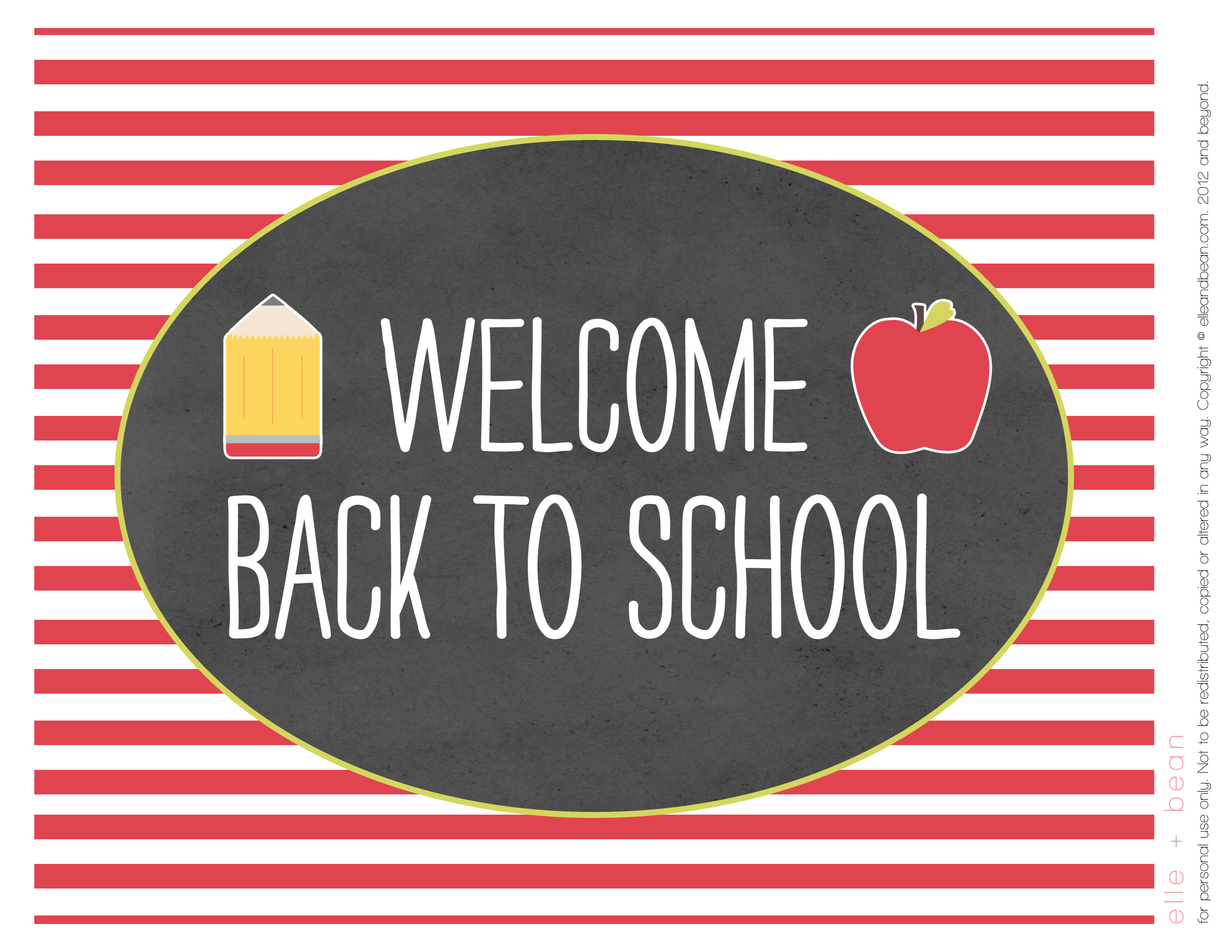 printable signs for back to school