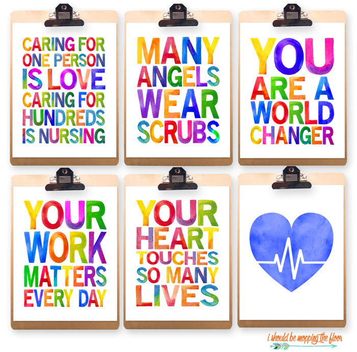 printable signs for nurses week