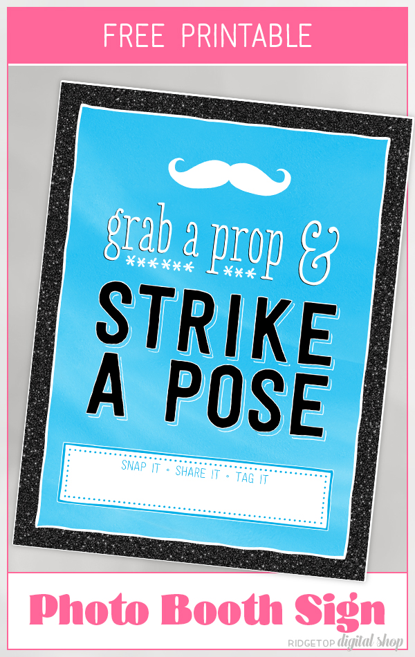 printable signs for photo booth