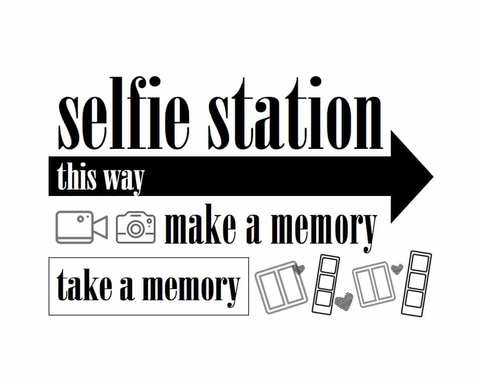 printable signs for photo booth