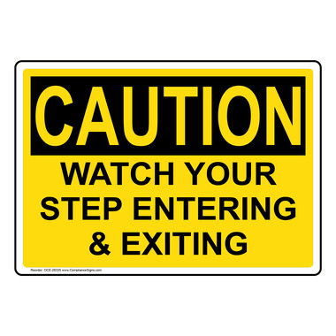 printable signs watch your step