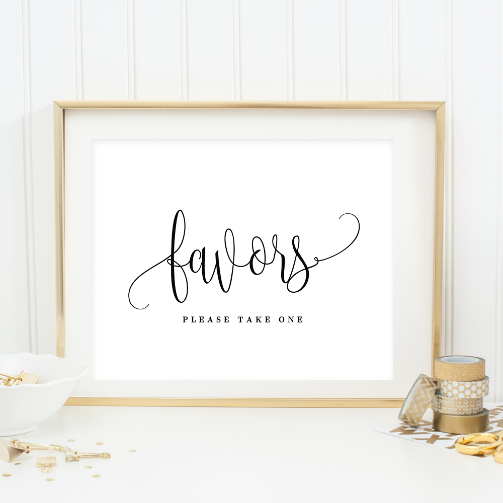 BUNDLE DEAL! Wedding Sign Templates Set Lovely Calligraphy #LCC ...