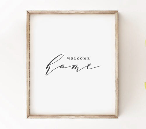 printable signs welcome home