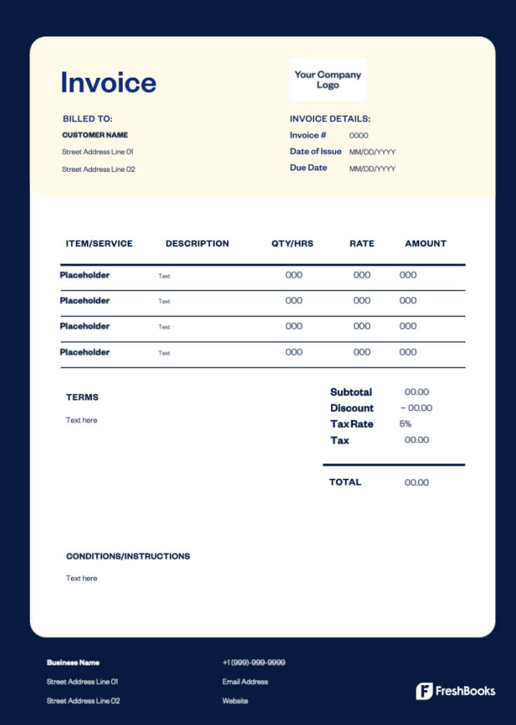 printable simple invoice
