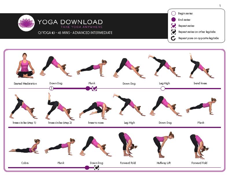 printable simple yoga poses