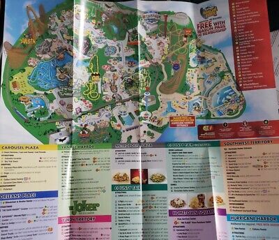 2017 Six Flags Great America Amusement - Printable Six Flags Map 16 