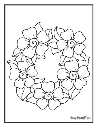 printable sketches of flowers