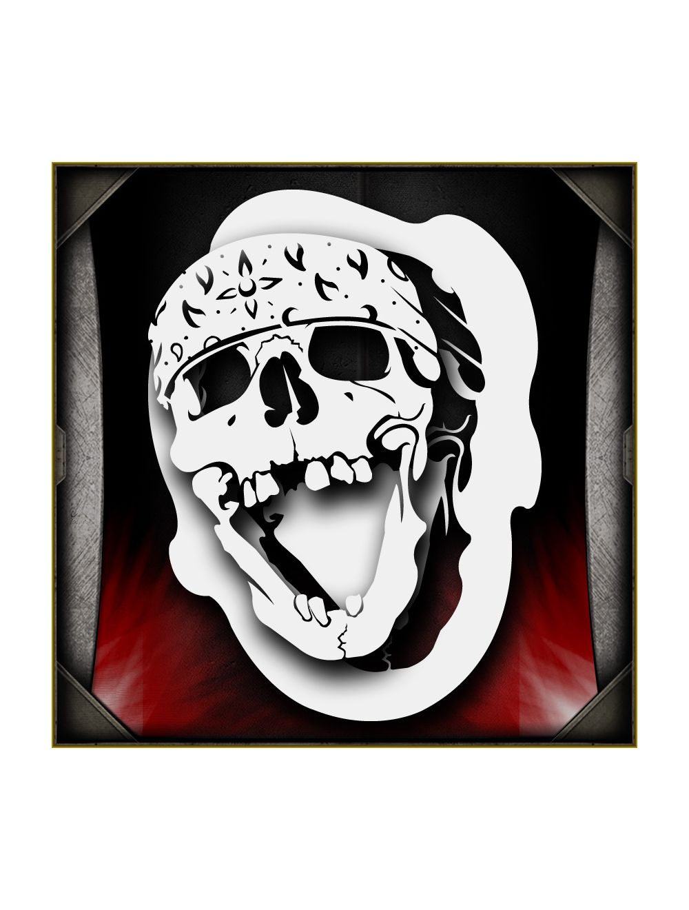 printable skull stencils