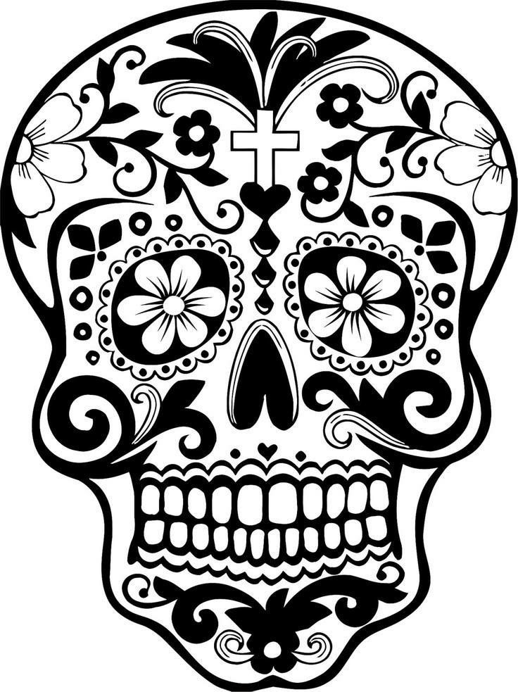 printable skull stencils