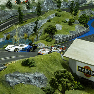 printable slot car scenery