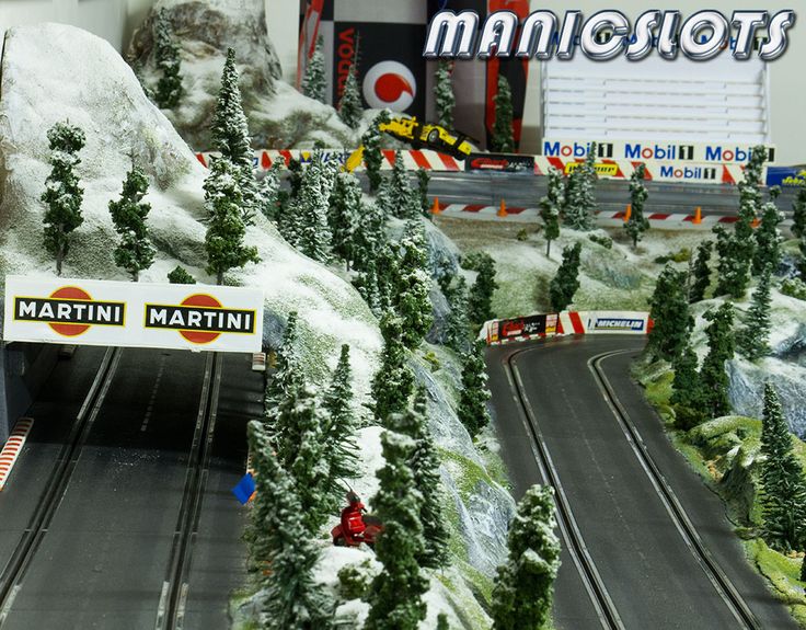 printable slot car scenery