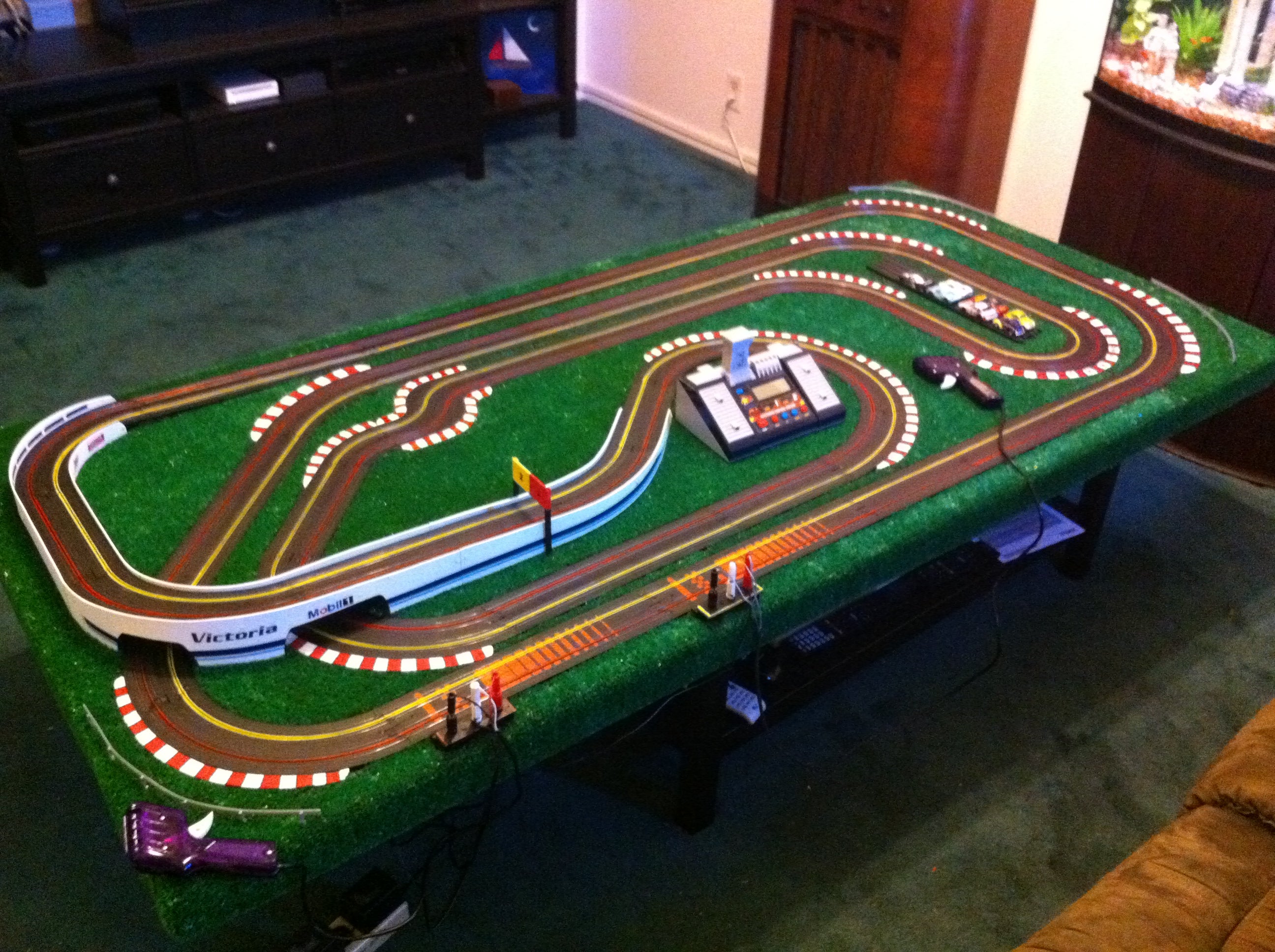 printable slot car scenery