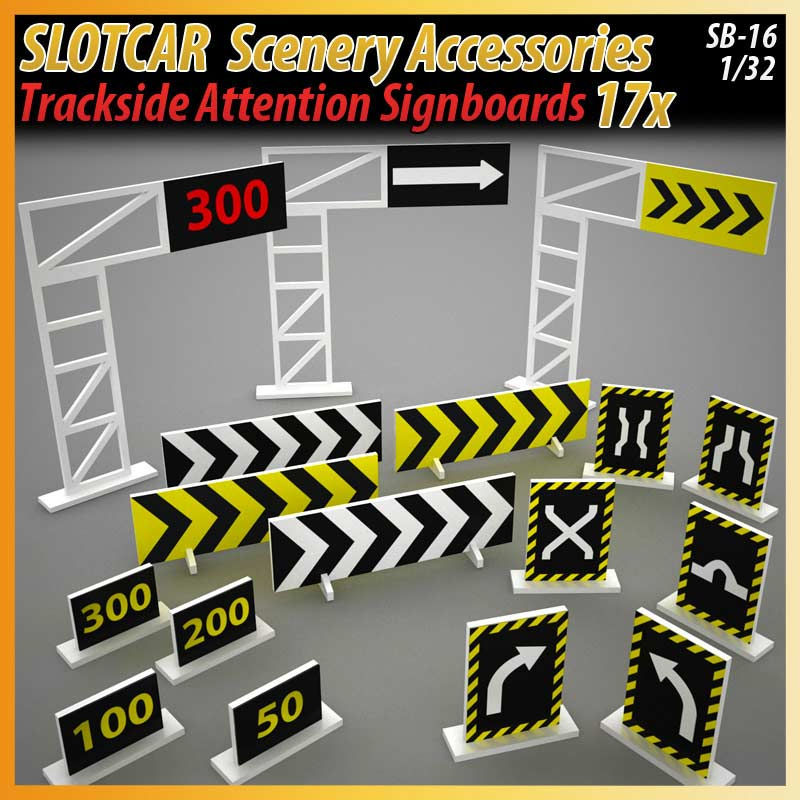 printable slot car scenery