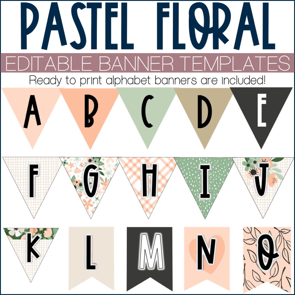 Printable Banner Templates — Stephanie Nash | A Touch of Class