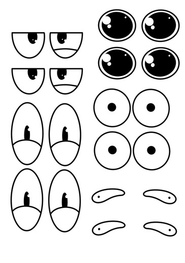 60 Printable Googly Eyes Templates | Just Family Fun