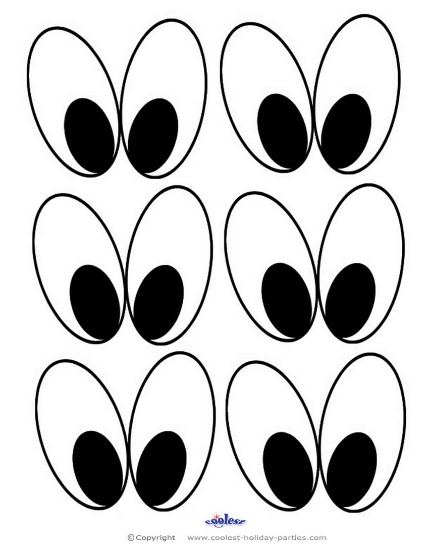Small Printable Eyes 2