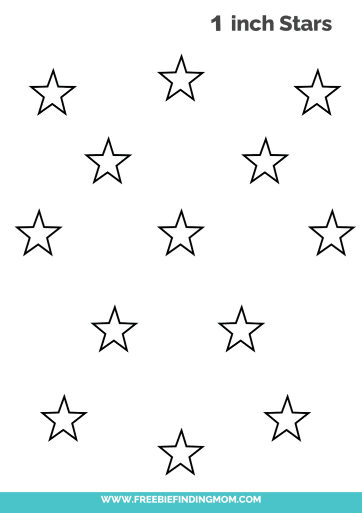 18 Free Printable Star Templates - Freebie Finding Mom