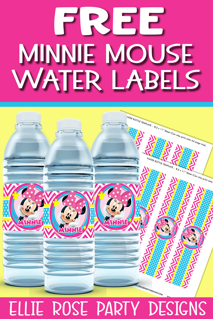 printable small water bottle labels