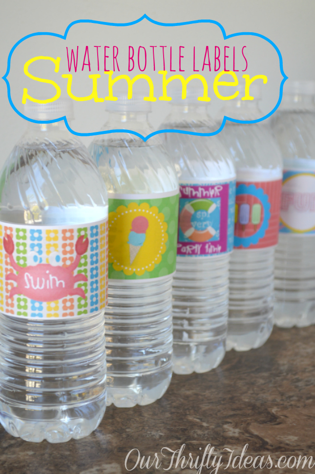 40 Editable Water Bottle Label Templates (100% Free)