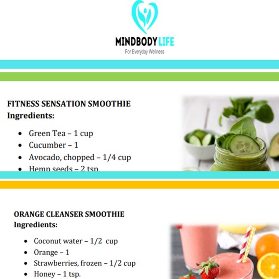 printable smoothie recipes for weight loss