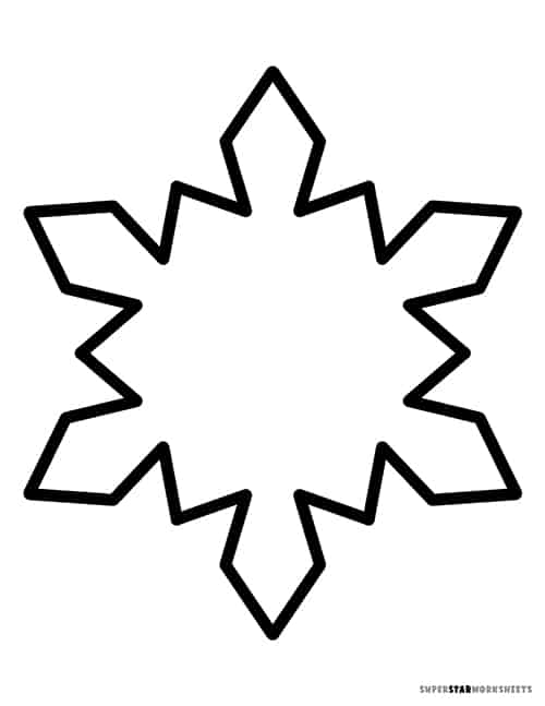 Snowflake Templates -Worksheets Library