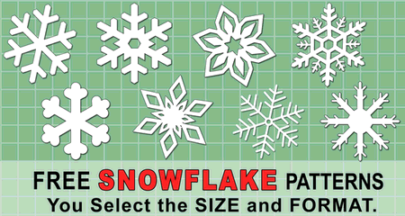 Snowflake Templates (Printable Stencils and Patterns) - DIY ...