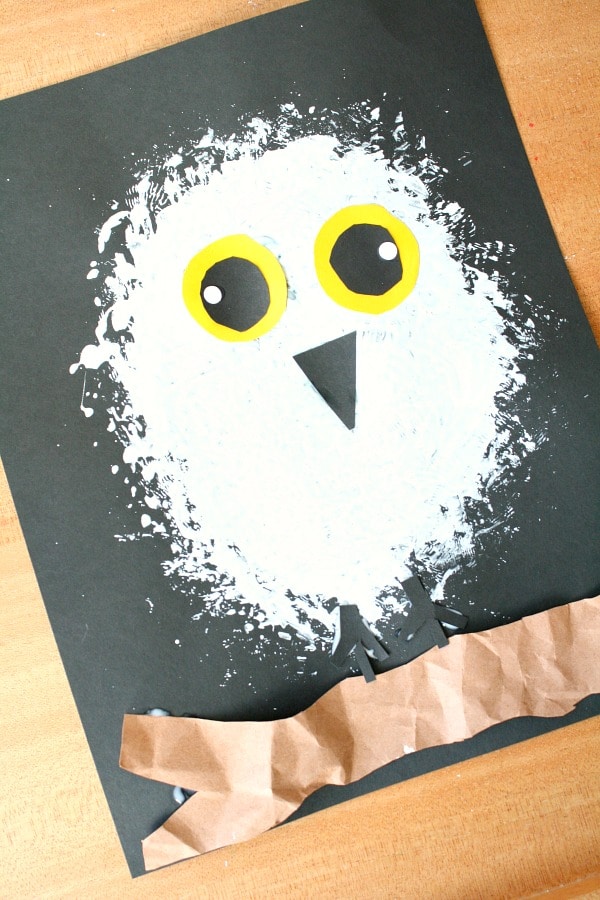 Snowy Owl Winter Craft for Kids - Fantastic Fun &  Learning