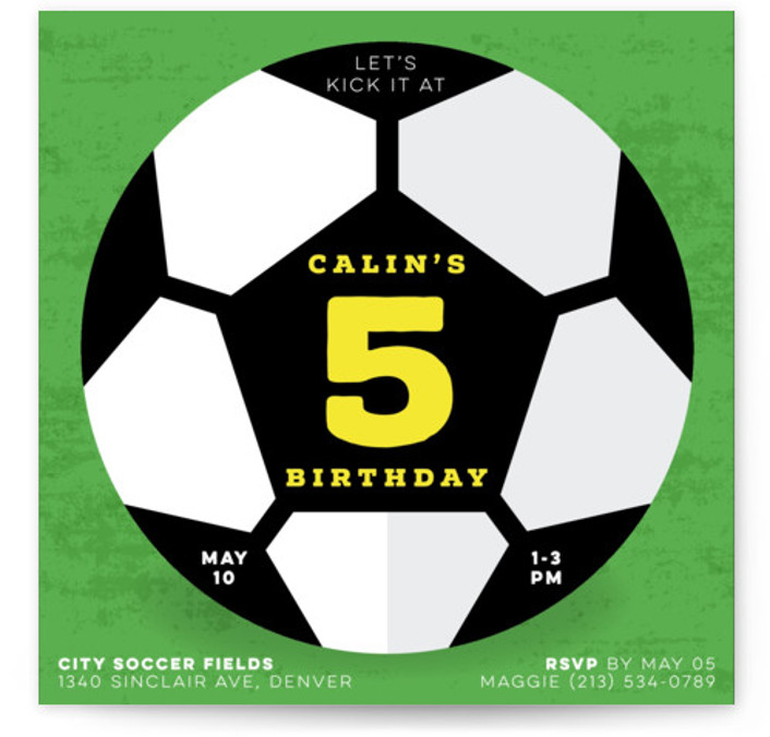 printable soccer party invitations
