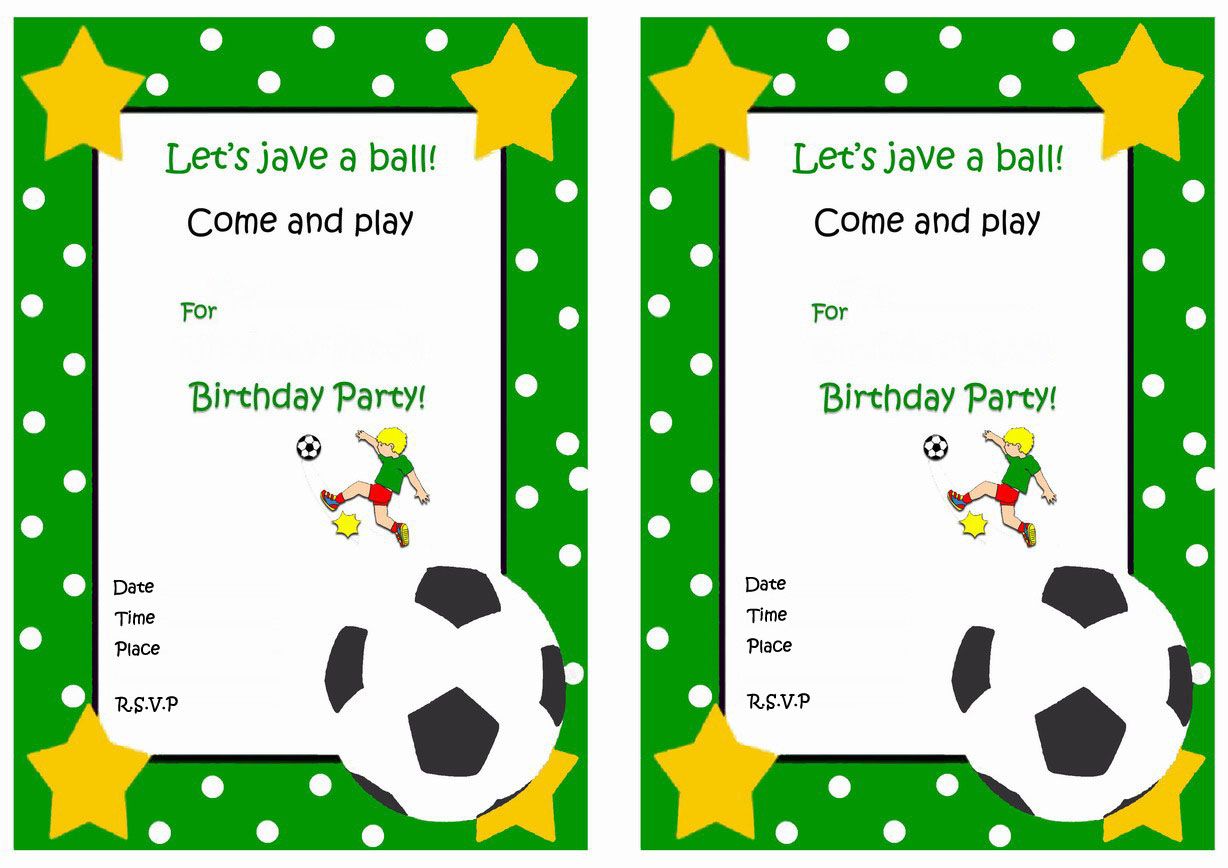 Soccer: Free Printable Invitations. - Oh My Fiesta! in english