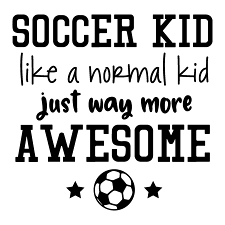 Soccer Kid Wall Quotes™ Decal | WallQuotes.com