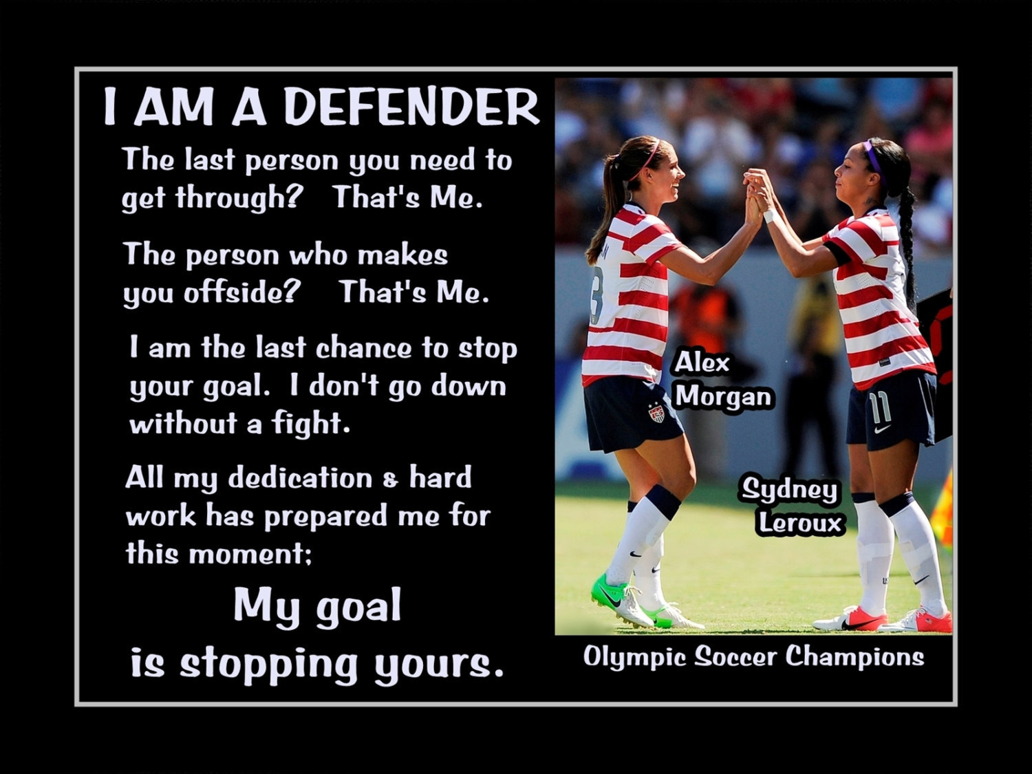 Alex Morgan Inspirational Soccer Motivation and 50 similar items