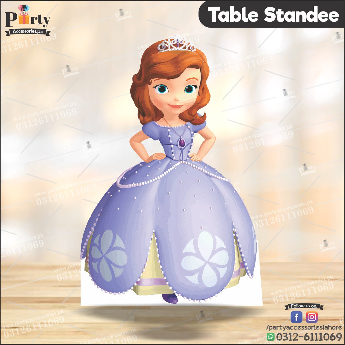 printable sofia the first photo booth props