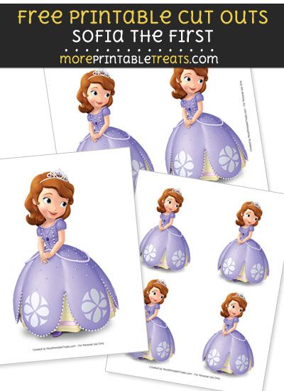 printable sofia the first photo booth props
