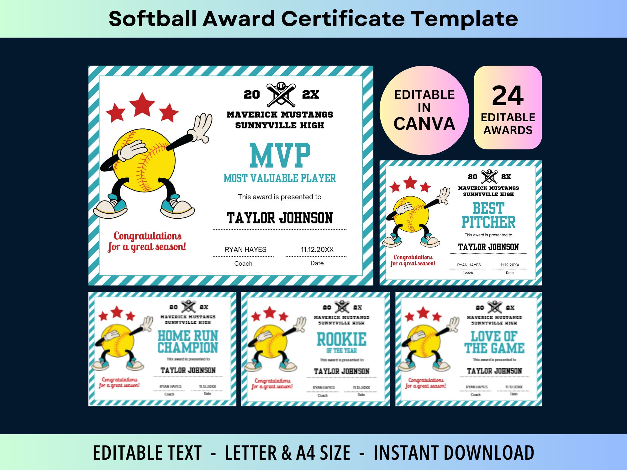 softball-certificate-editable-kids-softball-team-awards-canva-worksheets-library for Free Printable Softball Certificate Template Free Softball Certificate Editable Kids Softball Team Awards Canva ... - Worksheets Library for Free Printable Softball Certificate Template Free