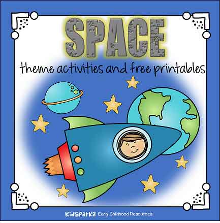 Space theme activities and printables for Preschool, Pre-K and ...