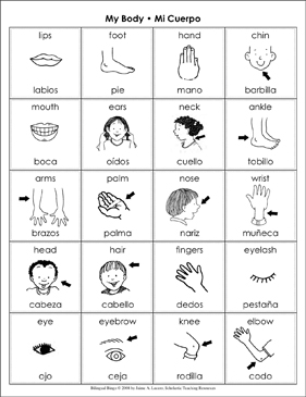 printable spanish worksheet for kids