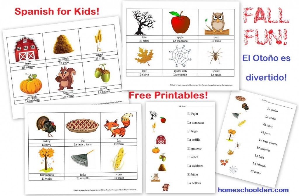 printable spanish worksheet for