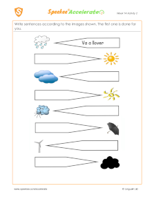 printable spanish worksheet for