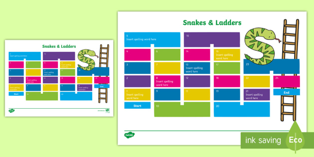 printable spelling board games