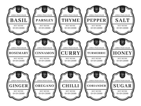 Spice Label Images - Browse 50,643 Stock Photos, Vectors, and ...